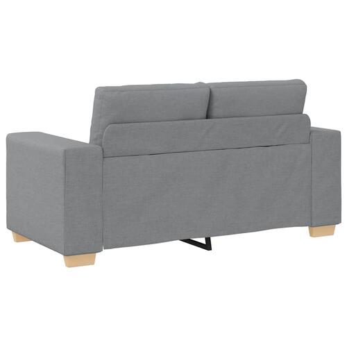 Elskovssofa 120 cm stof lysegrå