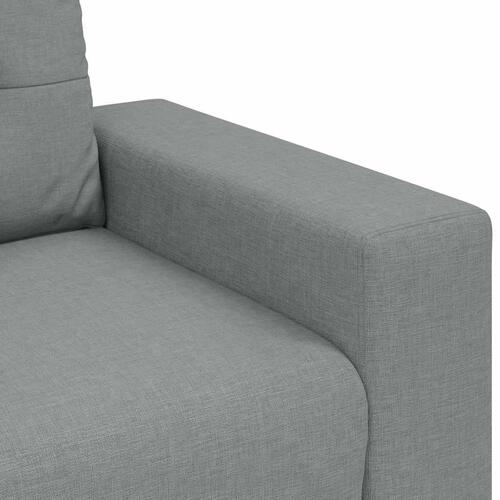 Elskovssofa 120 cm stof lysegrå