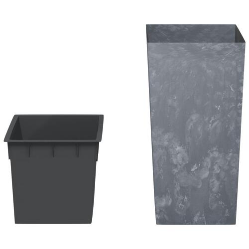 Plantekrukke 21/49 l udtagelig indsats PP betonlook grå