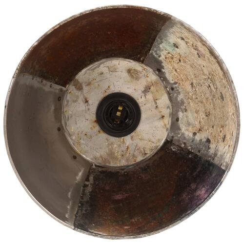 Industriel hængelampe 28,5 cm E27 25 W rund flerfarvet