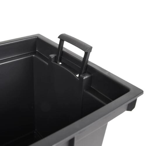 Plantekrukke 12/44 l udtagelig indsats PP rattanlook antracit