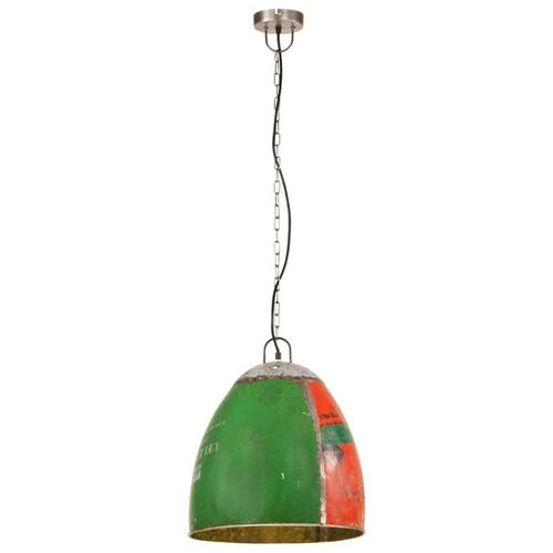 Industriel hængelampe 42 cm E27 25 W flerfarvet rund