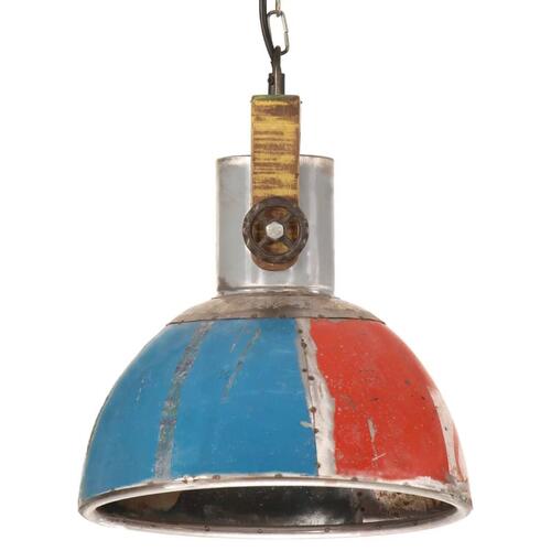 Industriel hængelampe 30 cm E27 25 W rund flerfarvet