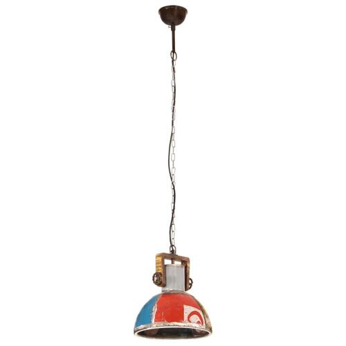 Industriel hængelampe 30 cm E27 25 W rund flerfarvet