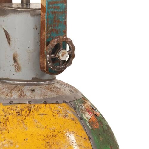 Industriel hængelampe 30 cm E27 25 W rund flerfarvet