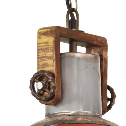 Industriel hængelampe 30 cm E27 25 W rund flerfarvet