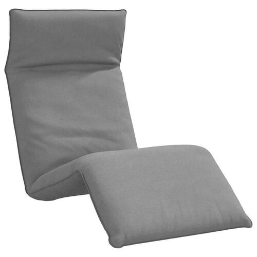 Foldbar liggestol 175x54x8,5 cm oxfordstof grå