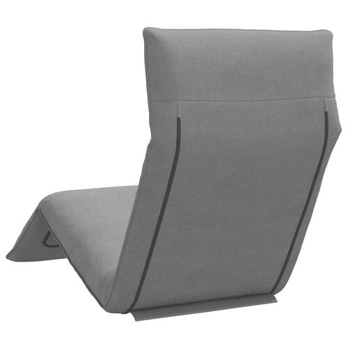 Foldbar liggestol 175x54x8,5 cm oxfordstof grå