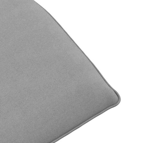 Foldbar liggestol 175x54x8,5 cm oxfordstof grå