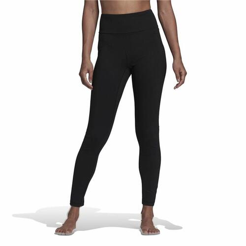 Sport leggings til kvinder Adidas Yo Ess 78 Tig Sort M