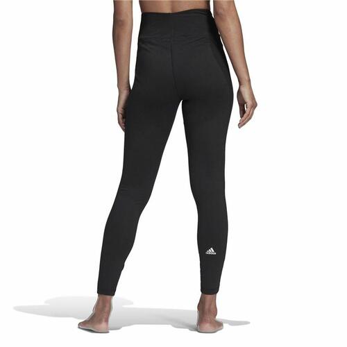 Sport leggings til kvinder Adidas Yo Ess 78 Tig Sort M