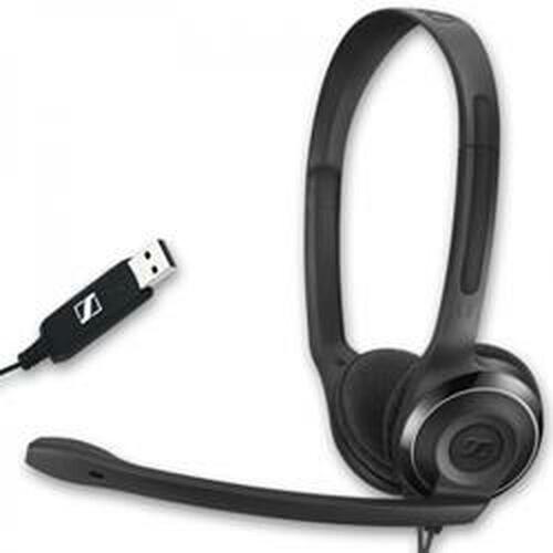Hovedtelefoner med mikrofon Sennheiser 1000432 Sort