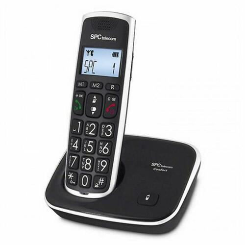 Trådløs telefon Telecom 7608N DECT Sort
