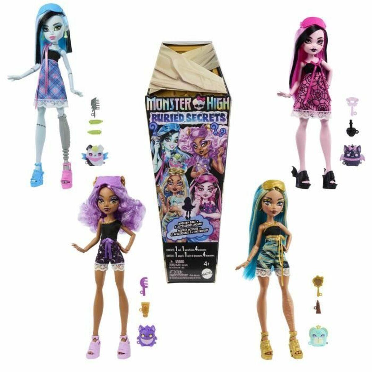 Monster High dukke - artikuleret, multifarvet, 4+ billede