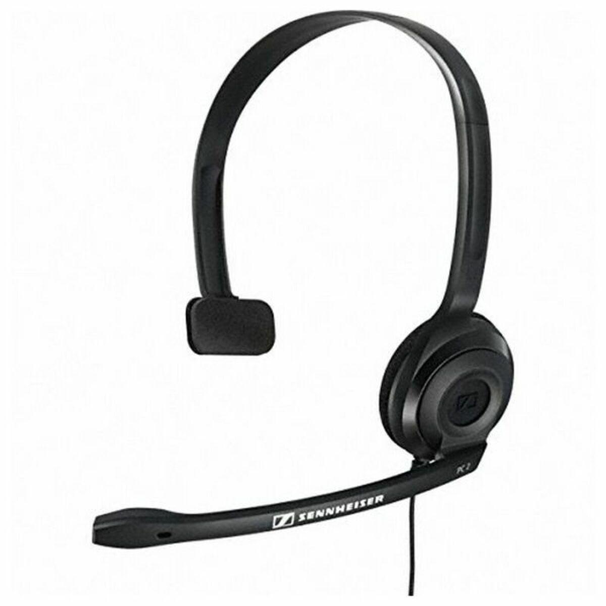 Hovedtelefoner med mikrofon Sennheiser 504194 Sort