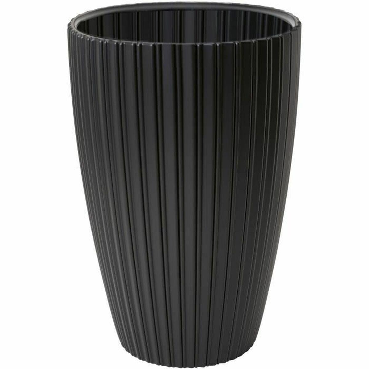 Garden ID Fancy urtepotte - sort polyetylen, 40 × 58 cm