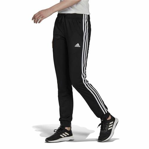 Lange sportsbukser Adidas 3S Tp Tric Mujer Sort Dame L