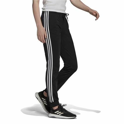 Lange sportsbukser Adidas 3S Tp Tric Mujer Sort Dame L