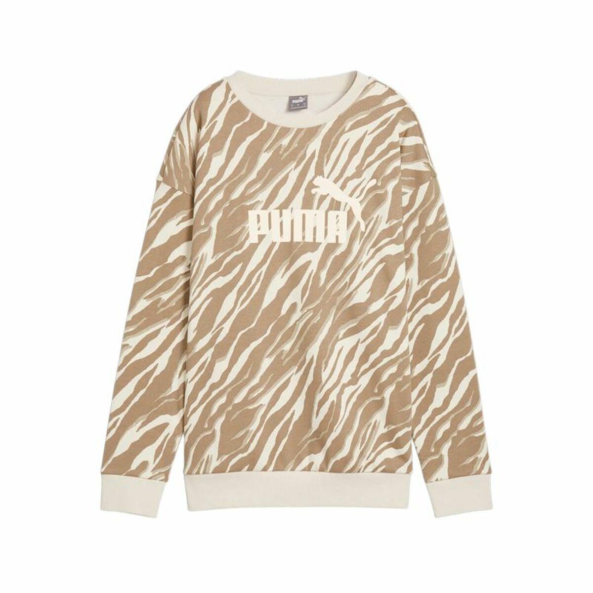 Puma Essentials+ Animal AOP Crew sweatshirt - Dame, L