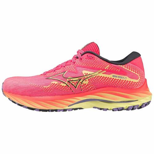 Løbesko til voksne Mizuno Wave Rider 27 Pink 41