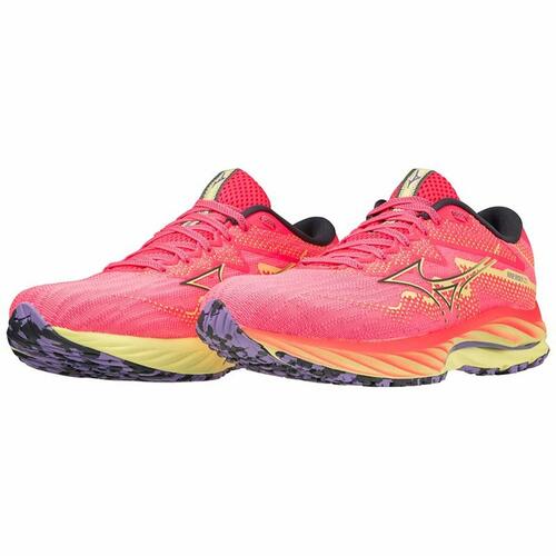 Løbesko til voksne Mizuno Wave Rider 27 Pink 41