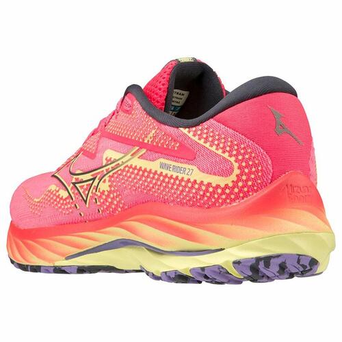 Løbesko til voksne Mizuno Wave Rider 27 Pink 41