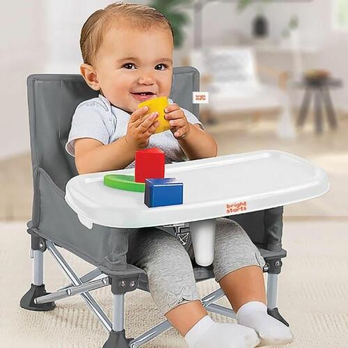 Babysæde Bright Starts Pop 'N Sit Grå