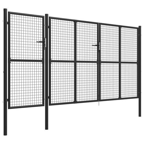 Havelåge 400 x 150 cm stål antracitgrå