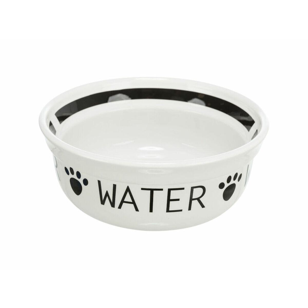 Hund Feeder Trixie Hvid Sort Ø 13 cm 250 ml
