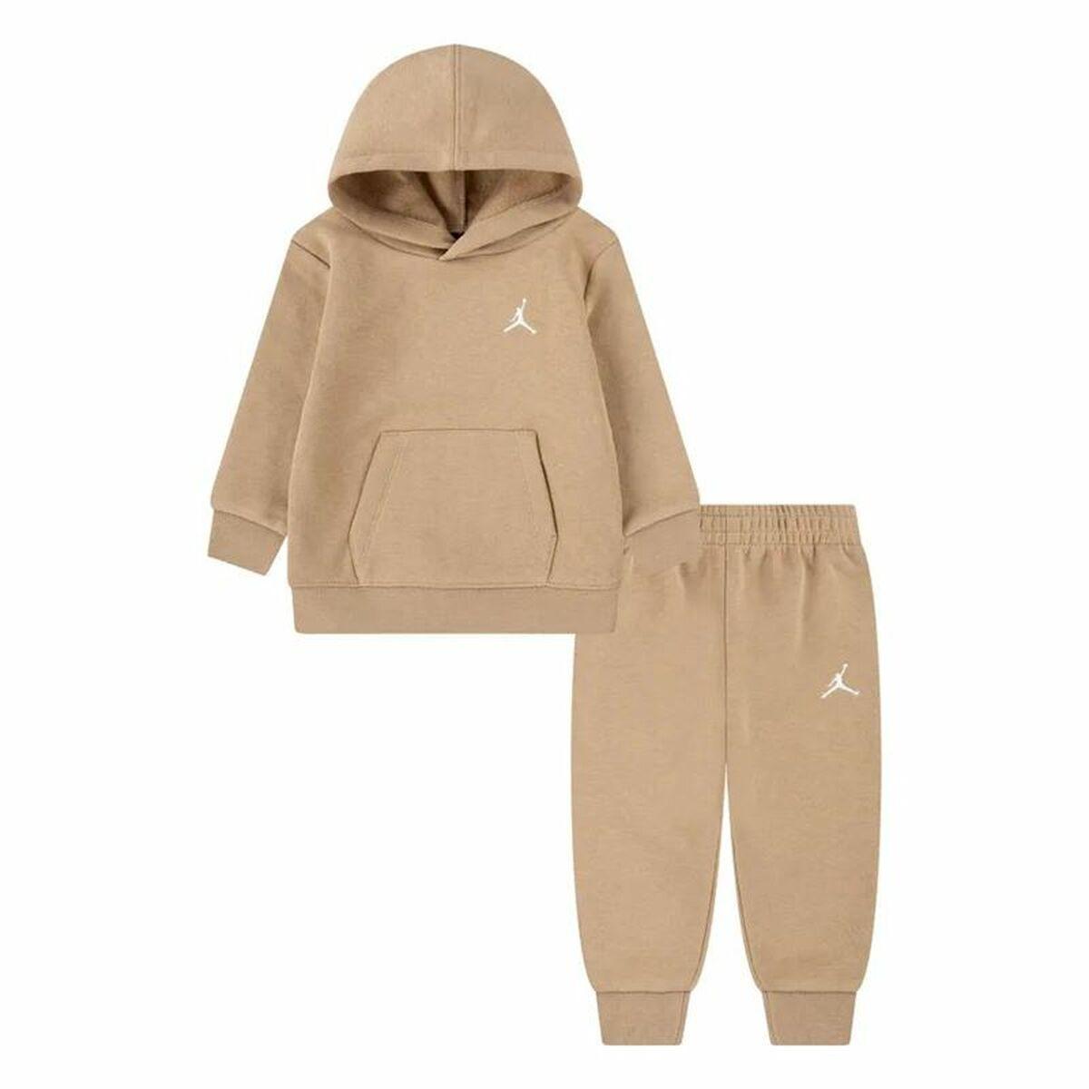 Jordan Brooklyn Fleece PO sæt til baby - Brun, 2 dele (18 mdr)