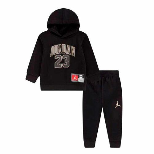 Sportstøj til Børn Jordan Pack Po Set Sort 2 Dele 4-5 år