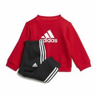 Træningsdragt til børn Adidas Badge of Sport Rød 2 Dele 6-9 måneder