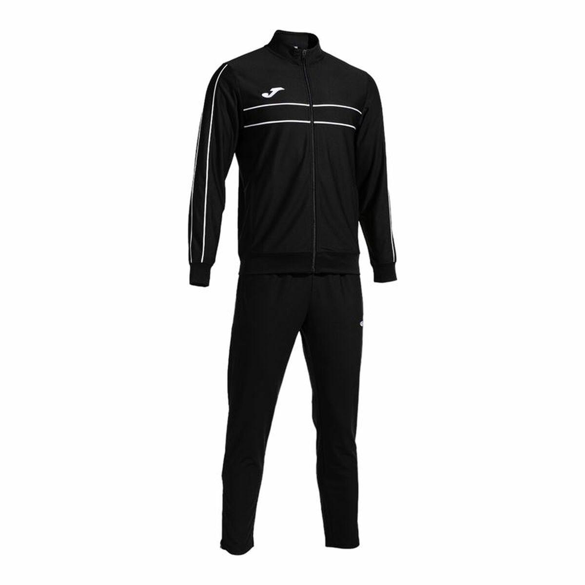Joma Sport Victory træningsdragt - sort/hvid, 2 dele, XL