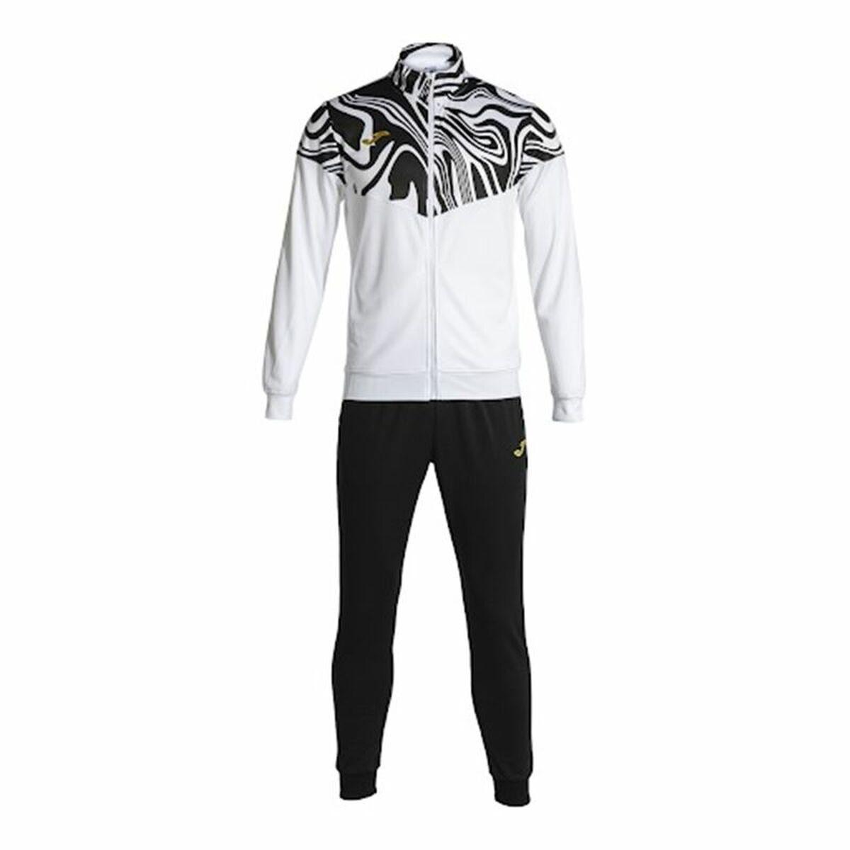 Joma Sport Lion II træningsdragt - sort/hvid, 2-dele, M