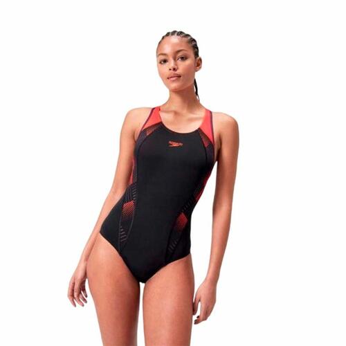 Badetøj til Kvinder Speedo Placement Laneback Sort 38