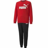 Træningsdragt til børn Puma No.1 Logo Rød 2 Dele 7-8 år