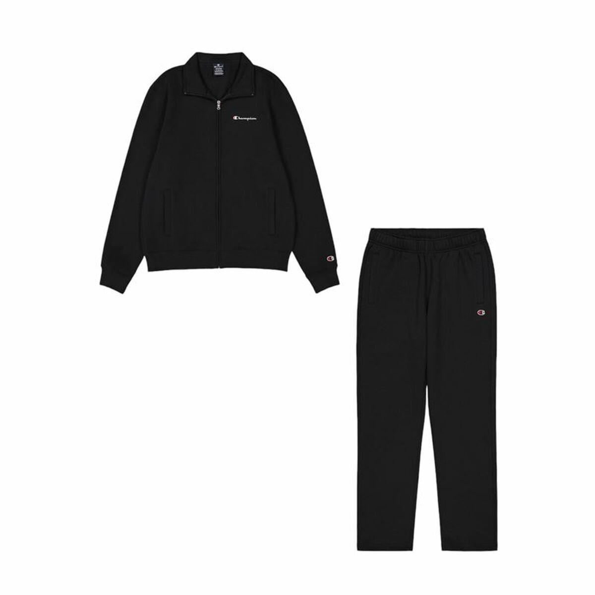 Champion træningssæt til mænd, sort/multifarvet, 2 dele, 2XL