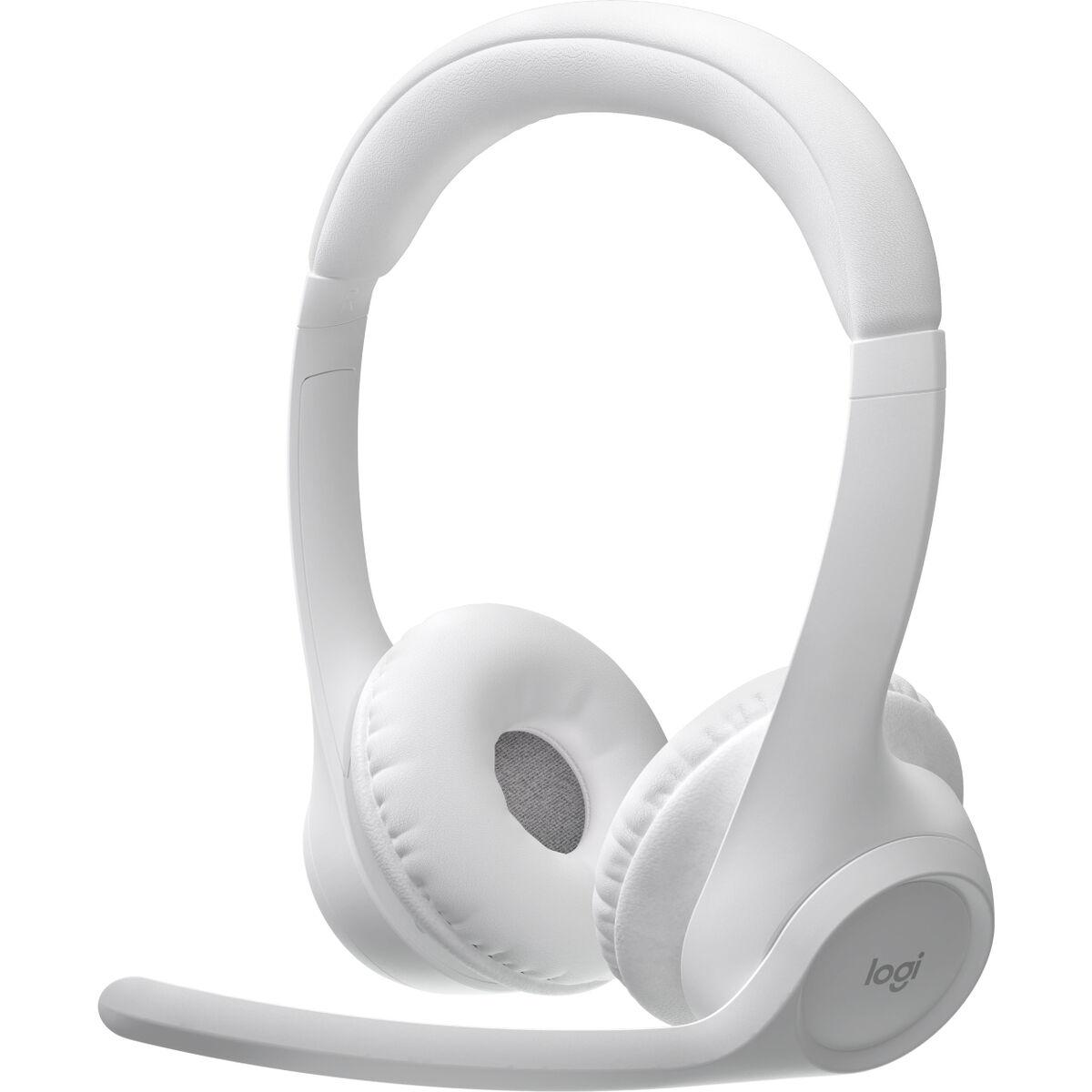 Hovedtelefoner med mikrofon Logitech 981-001417 Hvid