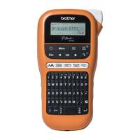 Bærbar elektrisk labelmaker Brother PTE110VP LCD Orange Sort/Orange