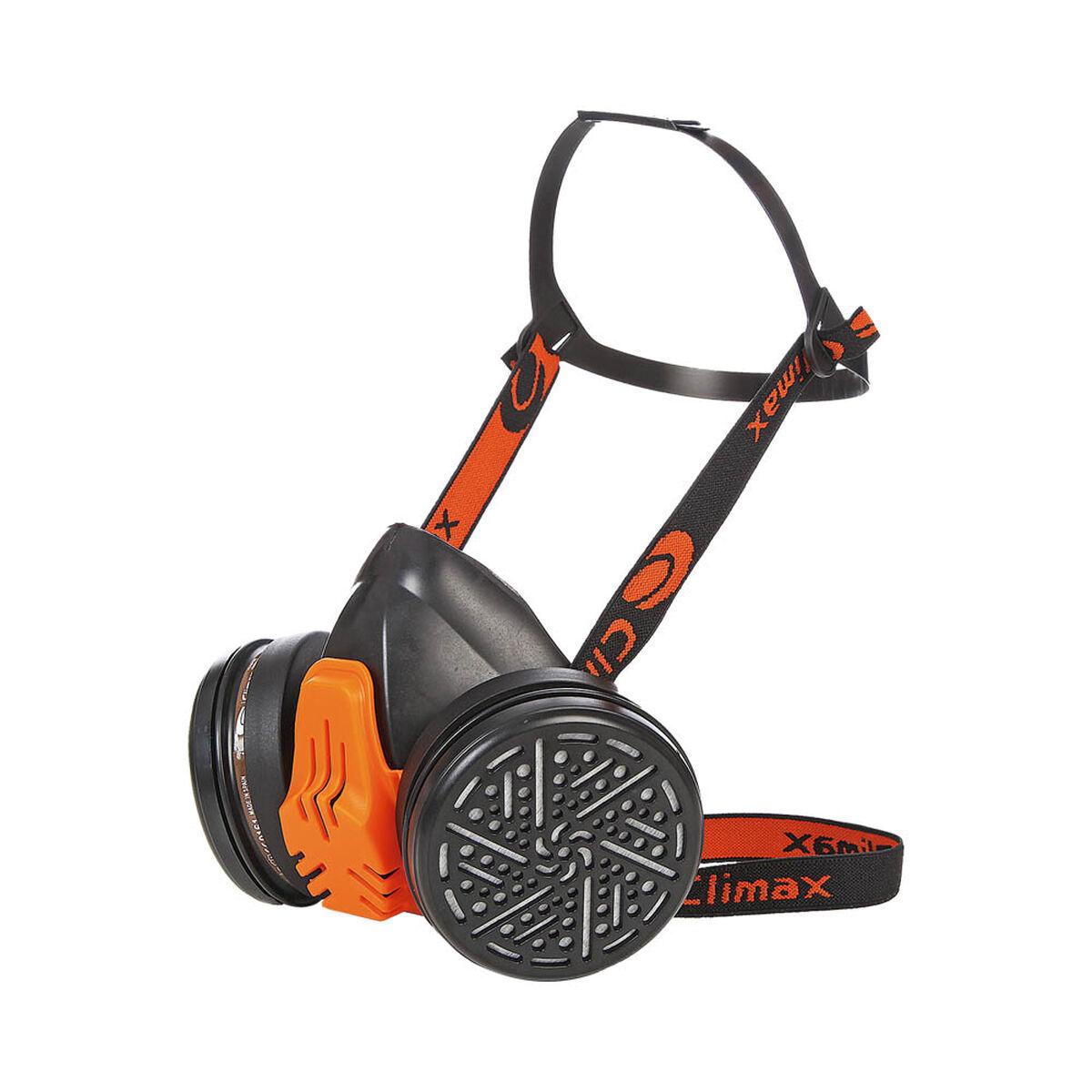 Climax Maske 756 - halvmaskebeskytter, sort (silikone)