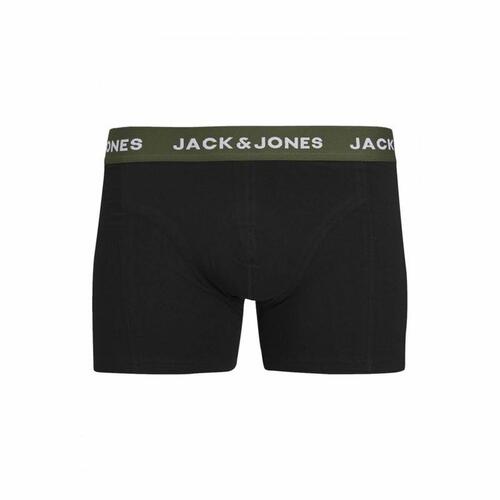 Jack & Jones Jacaron Solid trunks - sorte boxershorts til mænd, XL