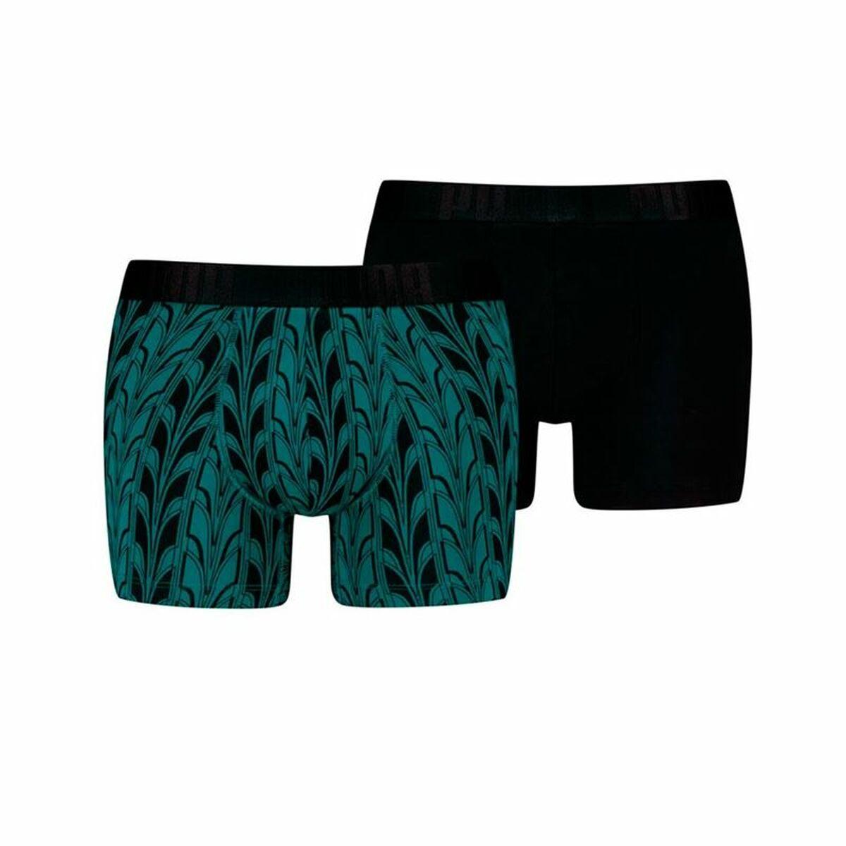Puma Terrace boxershorts til mænd, 2-pak - Sort, str. S