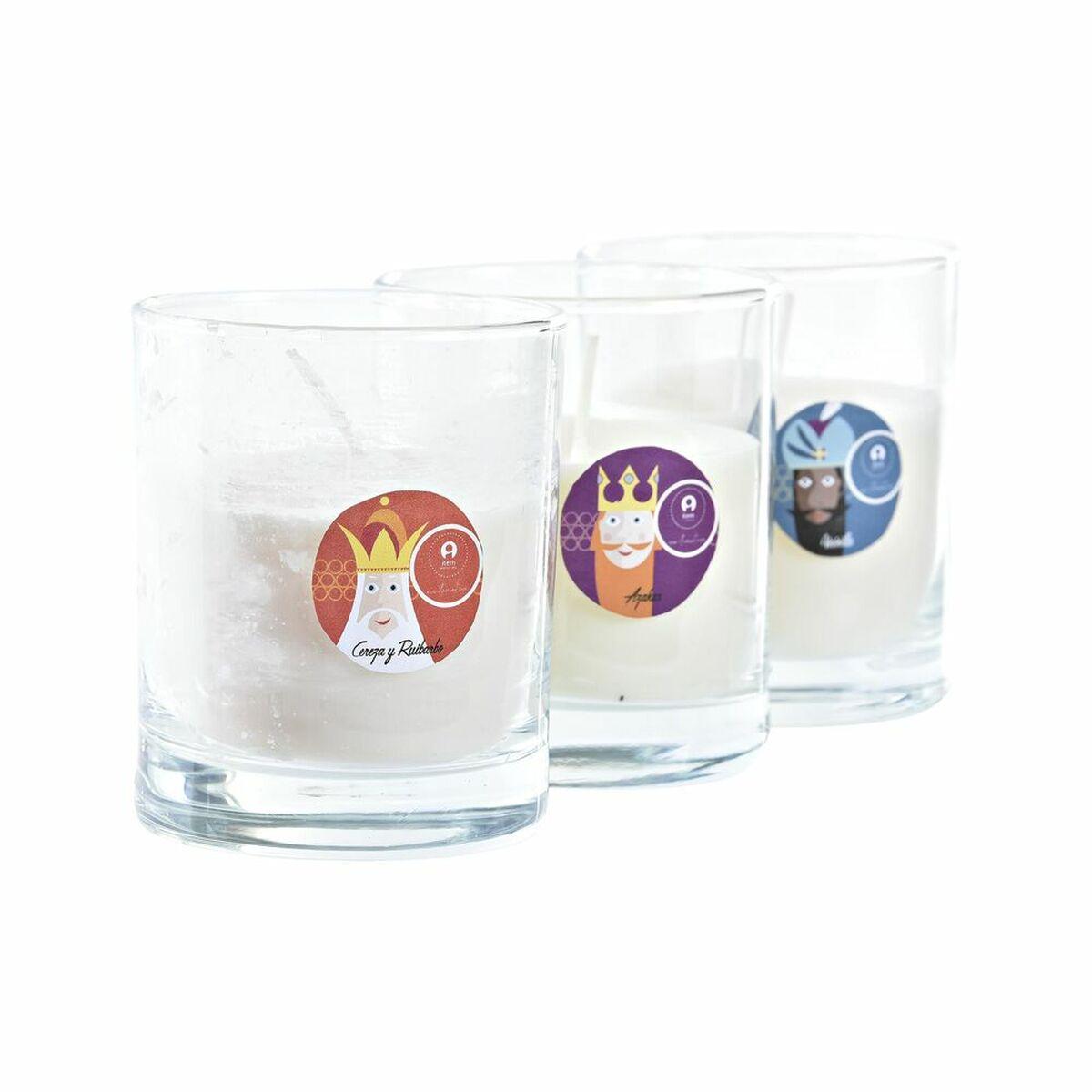 Duftlys - De Hellige Tre Konger, 8 × 8 × 9 cm (3 stk.)