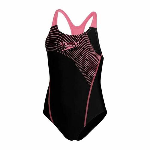 Badedragt til piger Speedo Medalist Sort 7-8 år