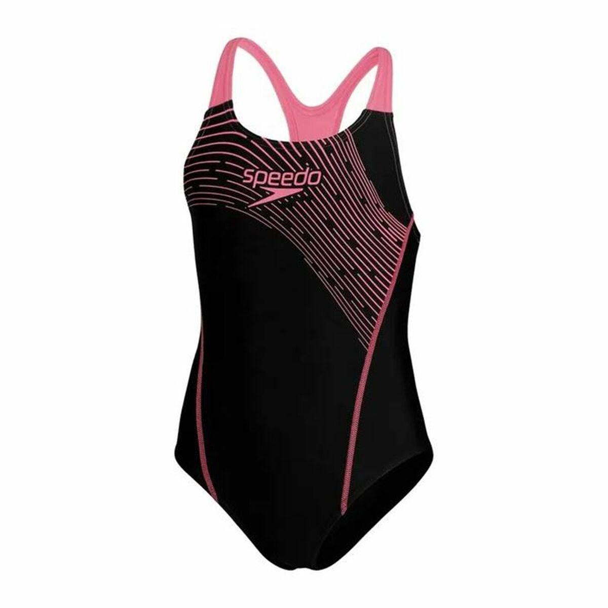 Badedragt til piger Speedo Medalist Sort 11-12 år