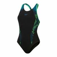Badetøj til Kvinder Speedo Placement Laneback Grøn 32