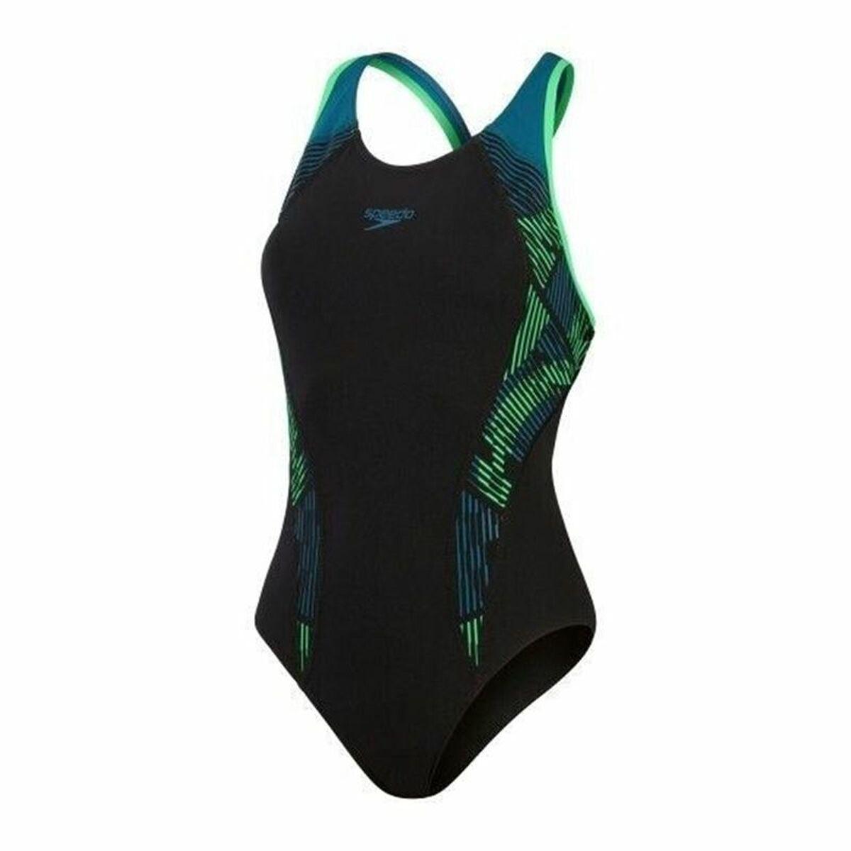 Badetøj til Kvinder Speedo Placement Laneback Grøn 32