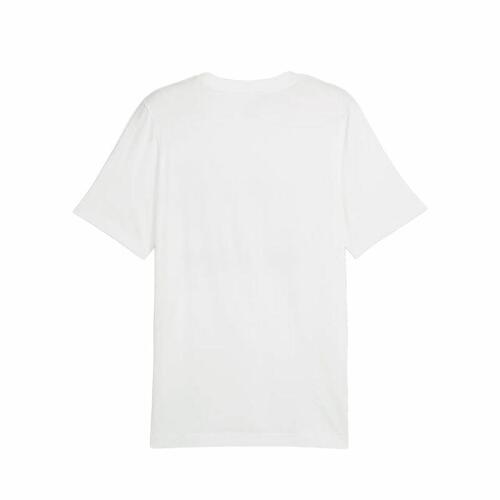 Kortærmet T-shirt til Mænd Puma Hvid XL
