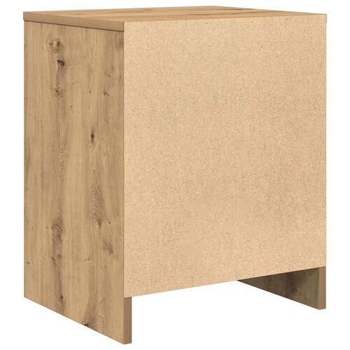 Sengebord med skuffe 40x34x50 cm kunsteg