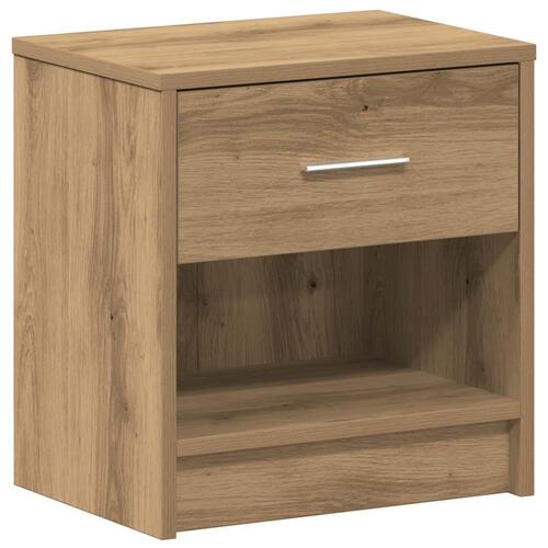 Sengebord med skuffe 39x28x41 cm kunsteg